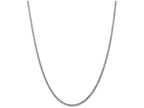 FJC Finejewelers 7 Inch 14k White Gold 2.5mm Semi-solid Curb Link Chain Bracelet
