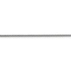 FJC Finejewelers 18 Inch 14k White Gold 2mm Wheat Hollow Chain Necklace