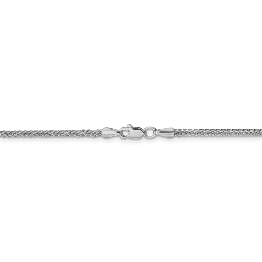 FJC Finejewelers 18 Inch 14k White Gold 2mm Wheat Hollow Chain Necklace