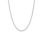 FJC Finejewelers 20 Inch 14k White Gold 2mm Wheat Hollow Chain Necklace