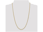 FJC Finejewelers 16 Inch 14k Yellow Gold Wheat Semi-Solid Chain Necklace
