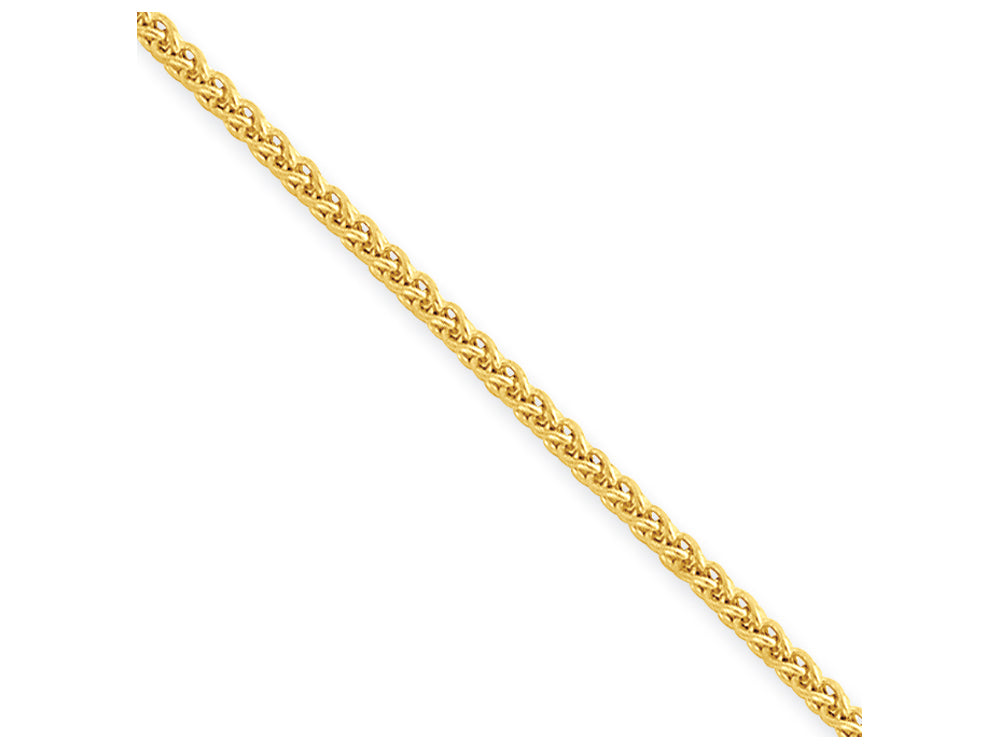 FJC Finejewelers 18 Inch 14k Yellow Gold 1.45mm Wheat Hollow Chain Necklace