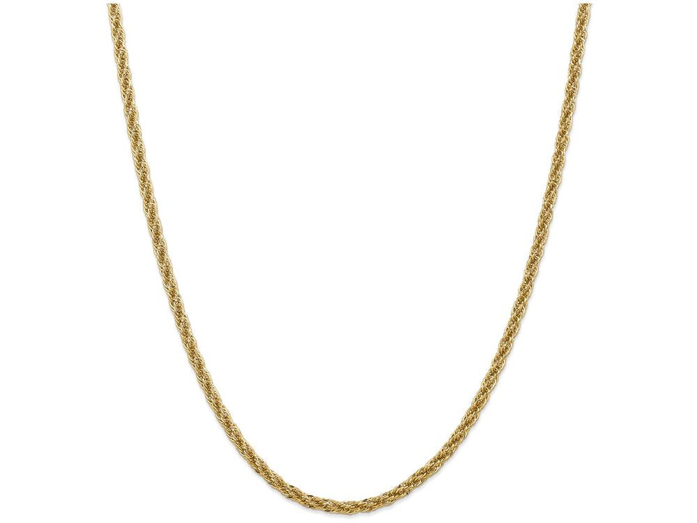 FJC Finejewelers 16 Inch 14k Yellow Gold bright-cut Hollow Chain Necklace