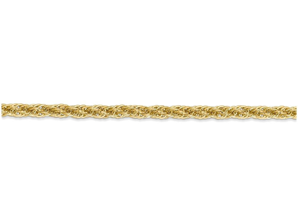 FJC Finejewelers 24 Inch 14k Yellow Gold bright-cut Hollow Chain Necklace