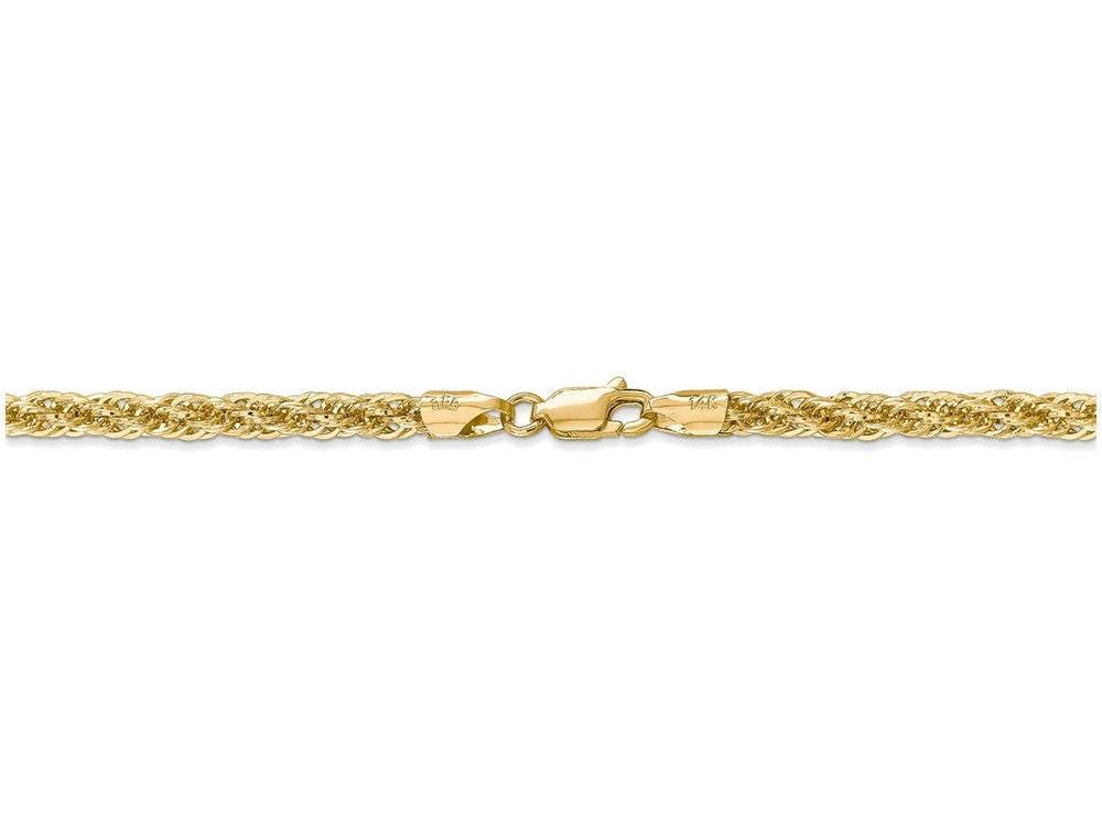 FJC Finejewelers 7 Inch 14k Yellow Gold bright-cut Hollow Chain Bracelet