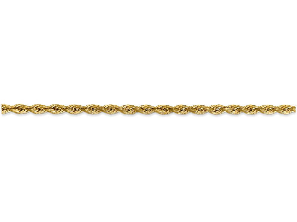 FJC Finejewelers 20 Inch 14k Yellow Gold 3.8mm Hollow Rope Chain Necklace