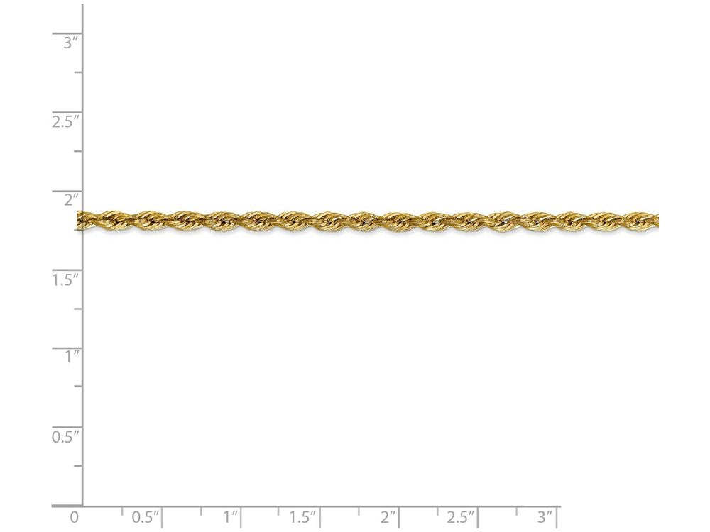 FJC Finejewelers 24 Inch 14k Yellow Gold 3.8mm Hollow Rope Chain Necklace