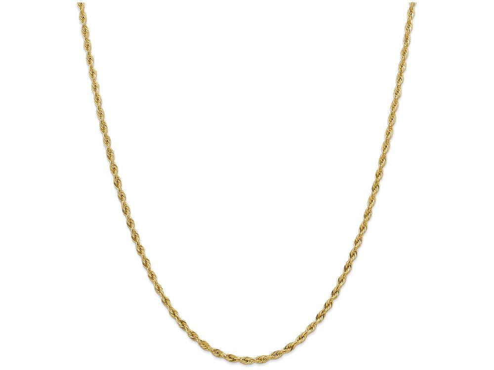 FJC Finejewelers 7 Inch 14k Yellow Gold 3.8mm Hollow Rope Chain Bracelet