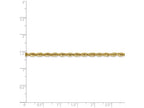 FJC Finejewelers 18 Inch 14k Yellow Gold 2.9mm Hollow Rope Chain Necklace