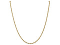 FJC Finejewelers 18 Inch 14k Yellow Gold 2.9mm Hollow Rope Chain Necklace