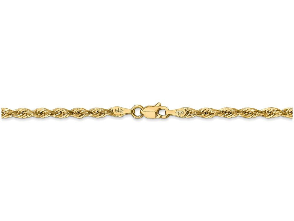 FJC Finejewelers 20 Inch 14k Yellow Gold 2.9mm Hollow Rope Chain Necklace