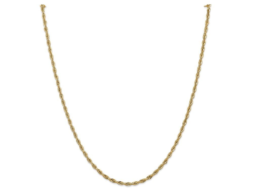 FJC Finejewelers 20 Inch 14k Yellow Gold 2.9mm Hollow Rope Chain Necklace