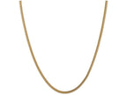 FJC Finejewelers 22 Inch 14k Yellow Gold 3mm Hollow Franco Chain Necklace