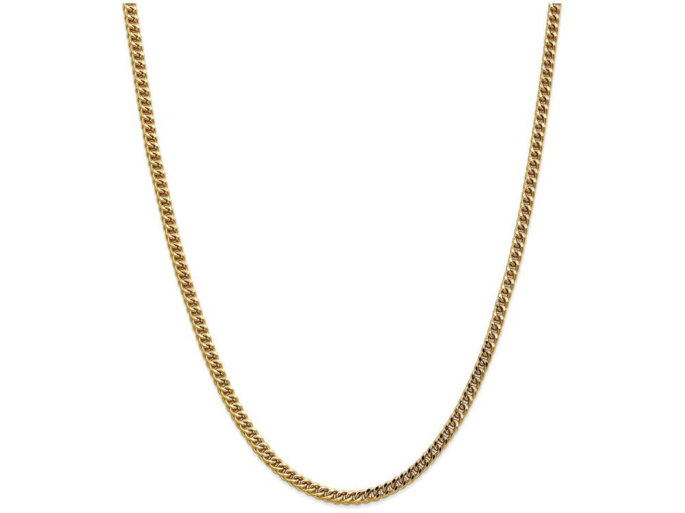 FJC Finejewelers 22 Inch 14k Yellow Gold 3.7mm Hollow Franco Chain Necklace