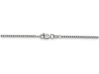 FJC Finejewelers 16 Inch 14k White Gold 1.5mm Hollow Round Box Chain Necklace