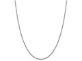 FJC Finejewelers 18 Inch 14k White Gold 1.5mm Hollow Round Box Chain Necklace