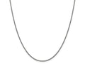 FJC Finejewelers 14k White Gold 1.5mm Hollow Round Box Chain Bracelet
