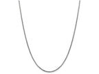 FJC Finejewelers 20 Inch 14k White Gold 1.75mm Round Box Chain Necklace