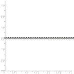 FJC Finejewelers 14k White Gold 1.75mm Round Box Chain Bracelet