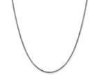 FJC Finejewelers 14k White Gold 1.75mm Round Box Chain Bracelet