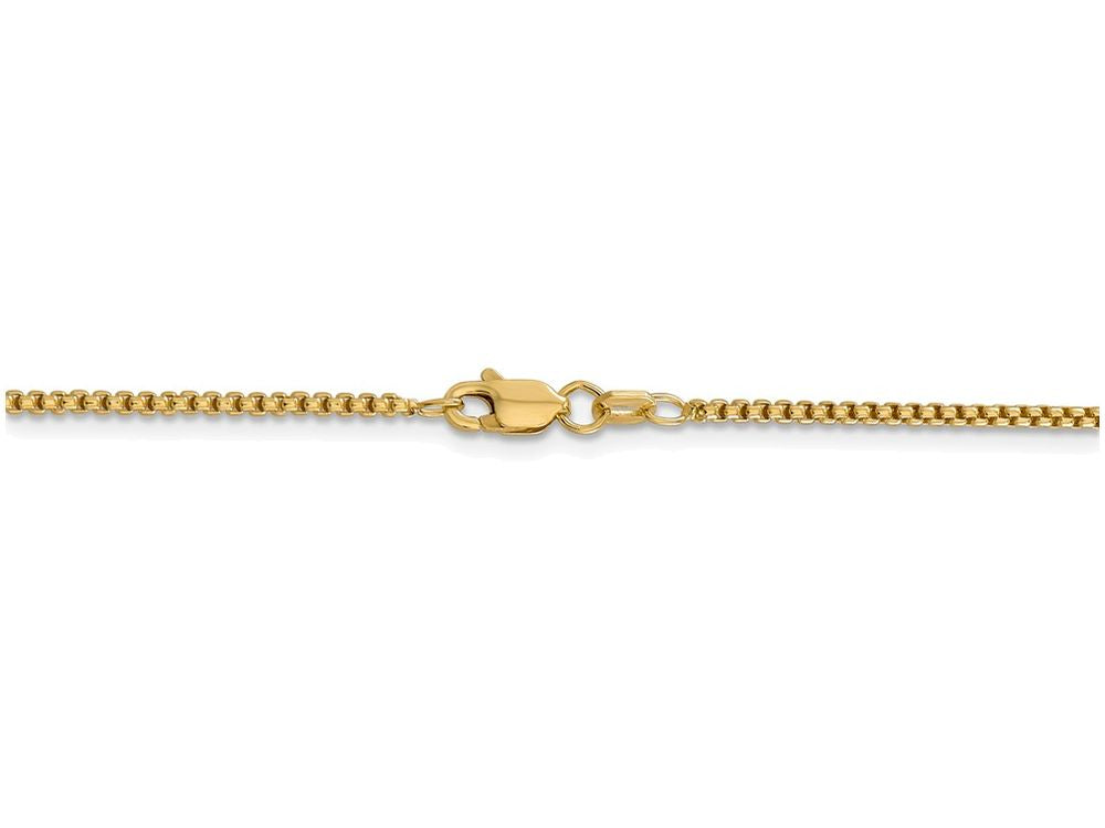 FJC Finejewelers 16 Inch 14k Yellow Gold 1.5mm Hollow Round Box Chain Necklace