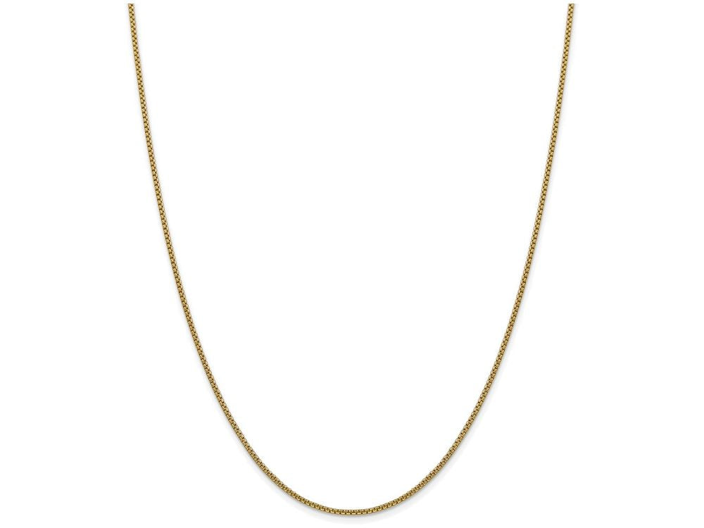 FJC Finejewelers 16 Inch 14k Yellow Gold 1.5mm Hollow Round Box Chain Necklace