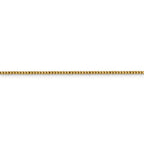 FJC Finejewelers 14 kt Yellow Gold 1.5mm Hollow Round Box Chain Bracelet