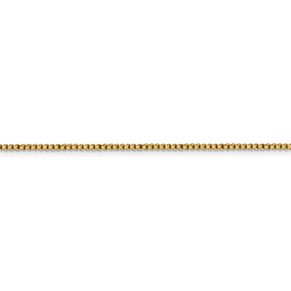 FJC Finejewelers 14 kt Yellow Gold 1.5mm Hollow Round Box Chain Bracelet