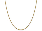 FJC Finejewelers 14 kt Yellow Gold 1.5mm Hollow Round Box Chain Bracelet