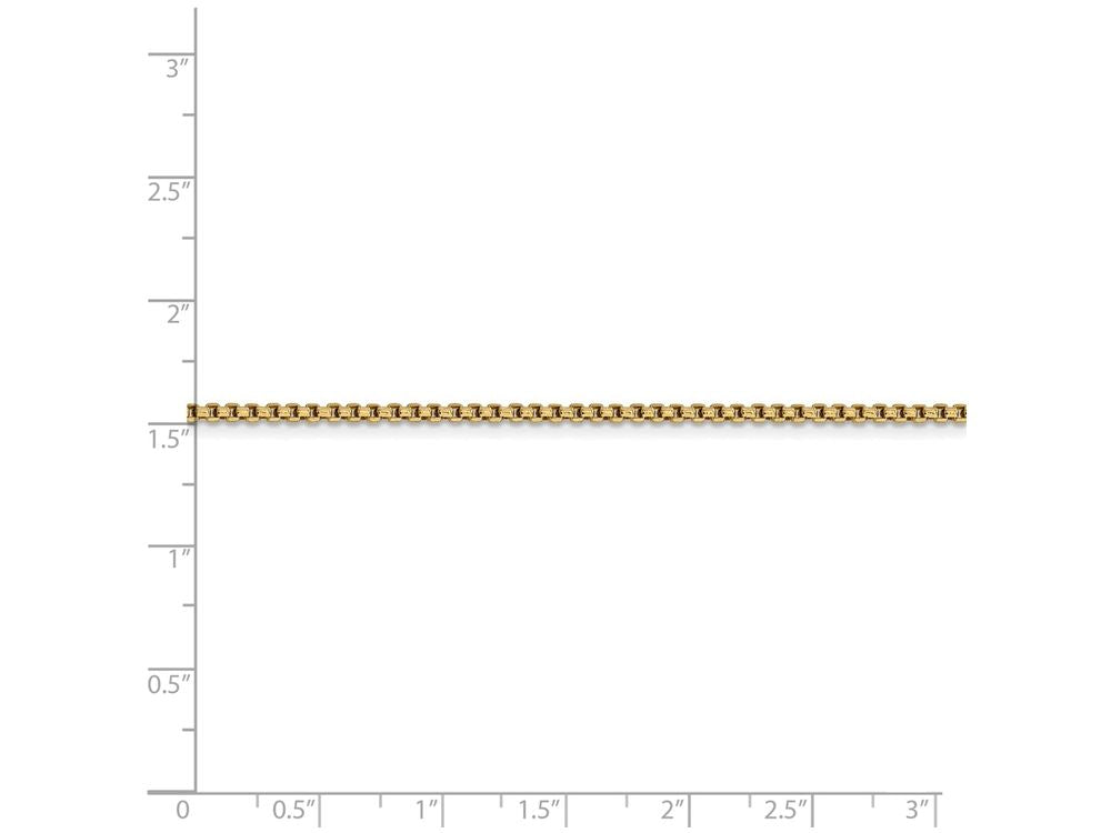 FJC Finejewelers 16 Inch 14k Yellow Gold 1.75mm Hollow Round Box Chain Necklace