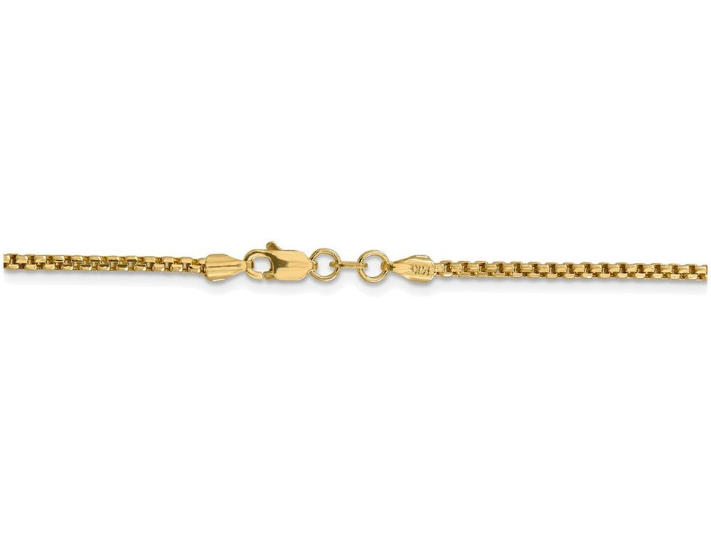 FJC Finejewelers 16 Inch 14k Yellow Gold 1.75mm Hollow Round Box Chain Necklace