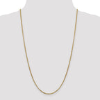 FJC Finejewelers 14 kt Yellow Gold 1.75mm Hollow Round Box Chain Bracelet