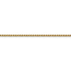 FJC Finejewelers 14 kt Yellow Gold 1.75mm Hollow Round Box Chain Bracelet