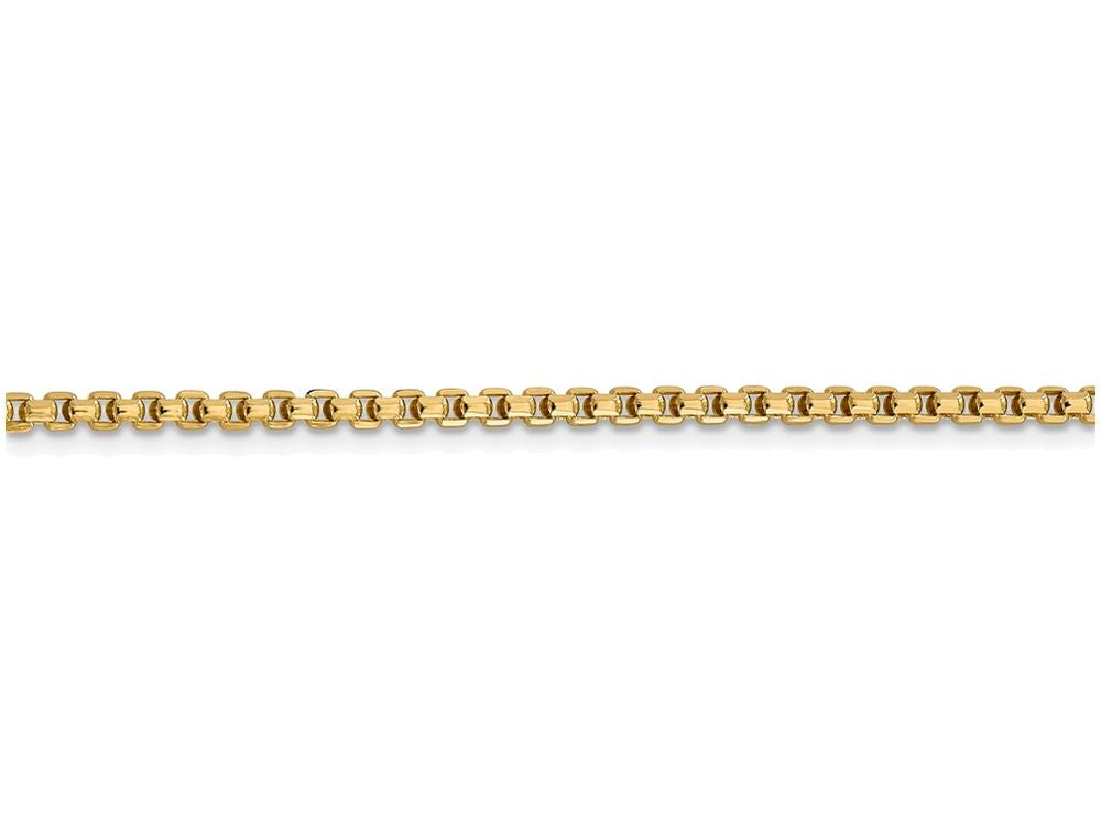FJC Finejewelers 22 Inch 14k Yellow Gold 2.45mm Hollow Round Box Chain Necklace