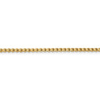 FJC Finejewelers 14 kt Yellow Gold 2.45mm Hollow Round Box Chain Bracelet