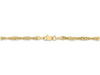 FJC Finejewelers 24 Inch 14k Yellow Gold 2.75mm Hollow Singapore Chain Necklace