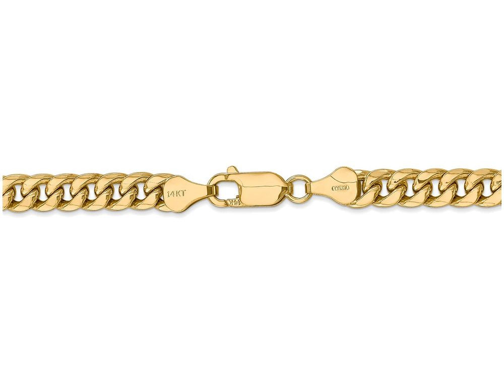 FJC Finejewelers 18 Inch 14k Yellow Gold Hollow Miami Cuban Chain Necklace