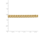 FJC Finejewelers 22 Inch 14k Yellow Gold Hollow Miami Cuban Chain Necklace