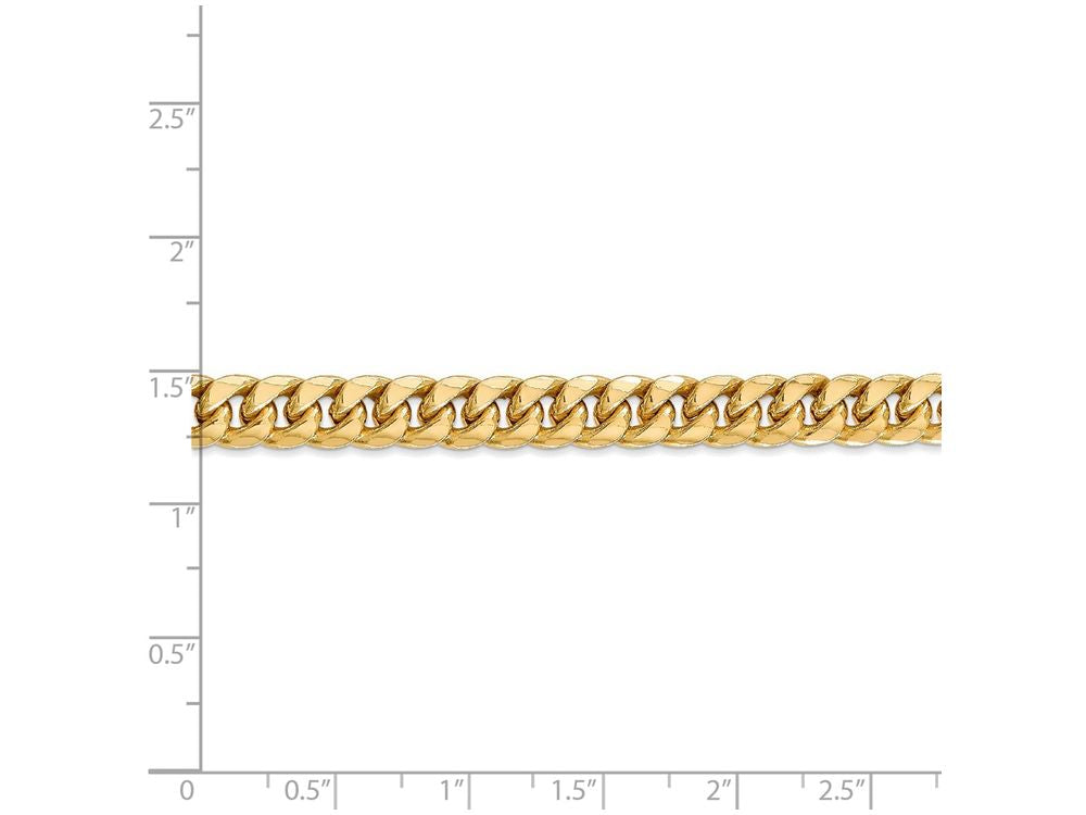 FJC Finejewelers 20 Inch 14k Yellow Gold Hollow Miami Cuban 6.75mm Chain Necklace