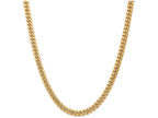 FJC Finejewelers 18 Inch 14k Yellow Gold Hollow Miami Cuban Chain Necklace