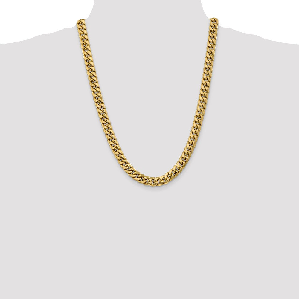 FJC Finejewelers 24 Inch 14k Hollow Miami Cuban Chain Necklace