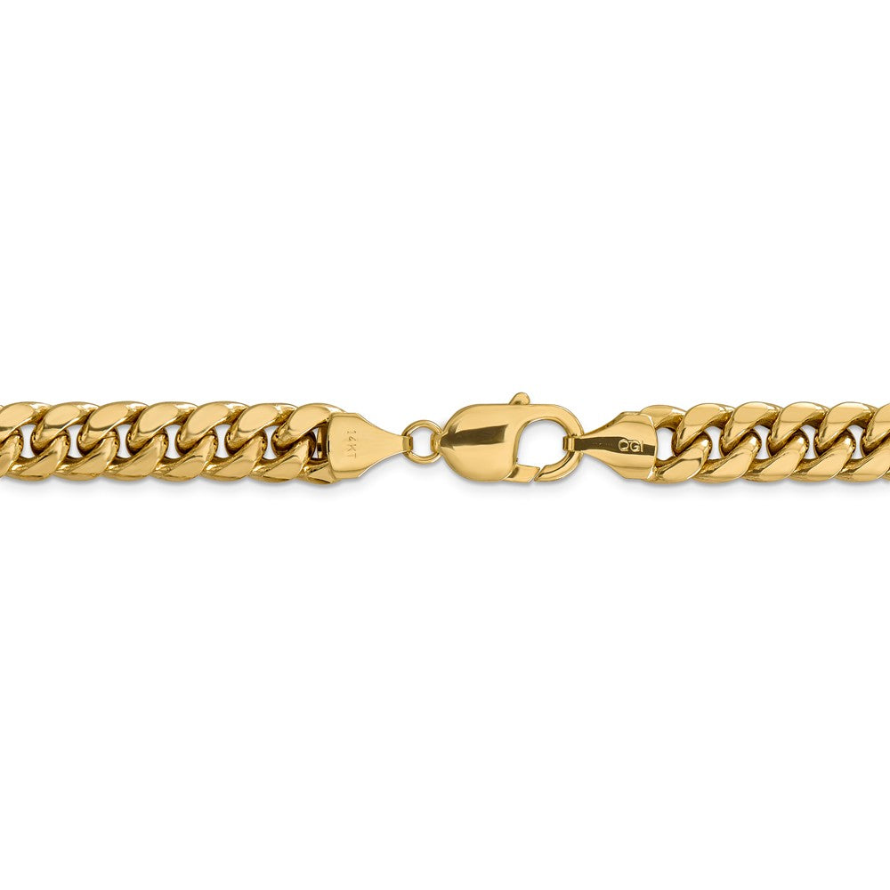 FJC Finejewelers 24 Inch 14k Hollow Miami Cuban Chain Necklace