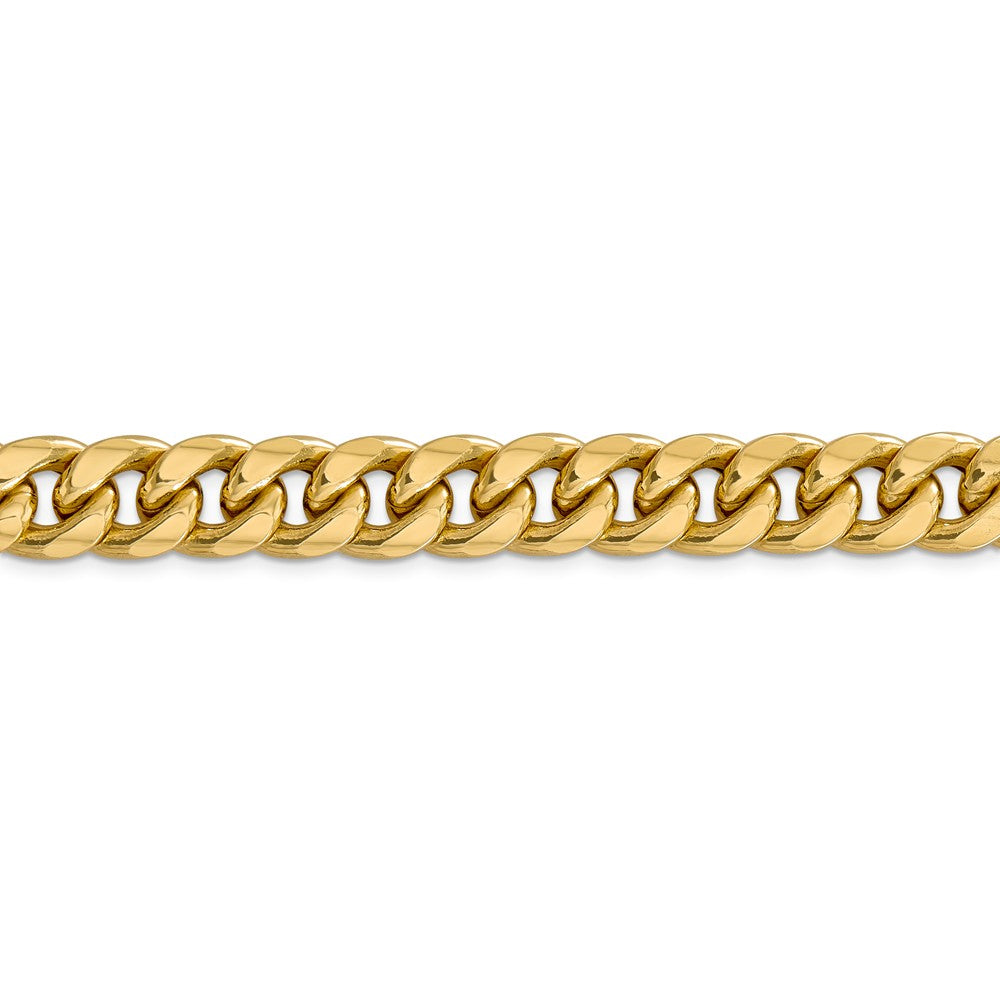 FJC Finejewelers 24 Inch 14k Hollow Miami Cuban Chain Necklace