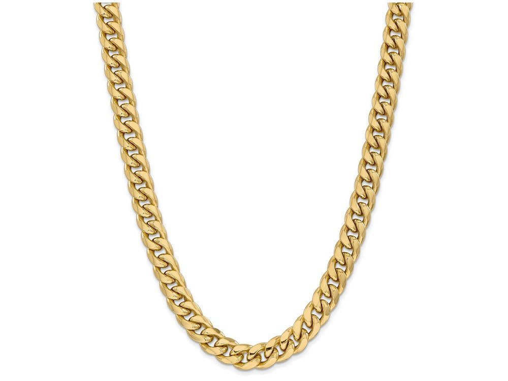 FJC Finejewelers 24 Inch 14k Hollow Miami Cuban Chain Necklace