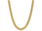 FJC Finejewelers 8 Inch 14k Yellow Gold Hollow Miami Cuban Chain Bracelet