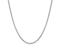 FJC Finejewelers 14k White Gold 2.45mm Hollow Round Box Chain