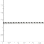 FJC Finejewelers 14k White Gold 2.45mm Hollow Round Box Chain