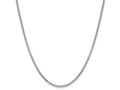FJC Finejewelers 14k White Gold 2.45mm Hollow Round Box Chain