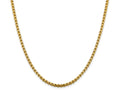 FJC Finejewelers 14 kt Yellow Gold 3.6mm Hollow Round Box Chain