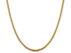 FJC Finejewelers 14 kt Yellow Gold 3.6mm Hollow Round Box Chain